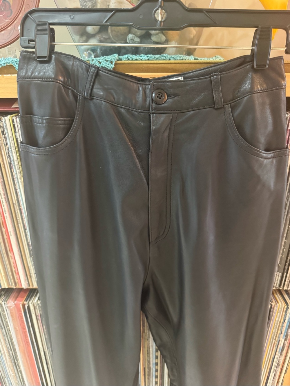 PRICE DROP: MAGLIA, MADE in the USA, 12 tailored smaller,BLK LAMBSKIN LEATHER